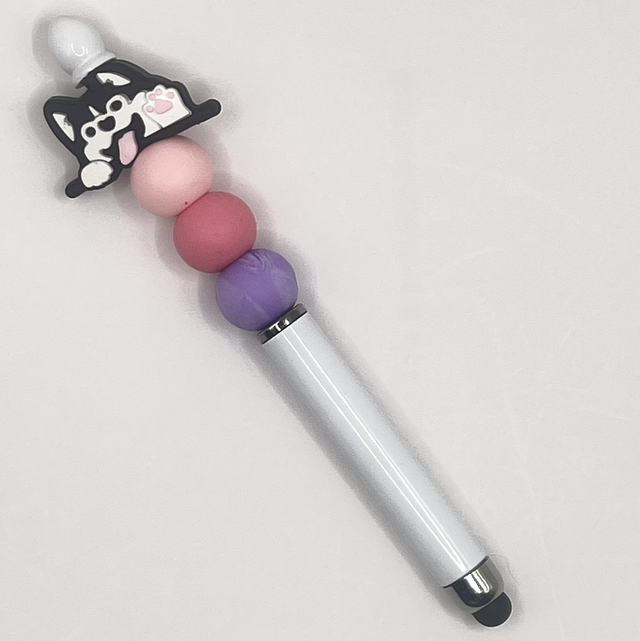 S34 - Stylo chien husky 