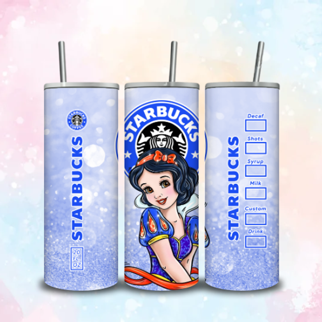 Tumbler Starbuck Blanche Neige