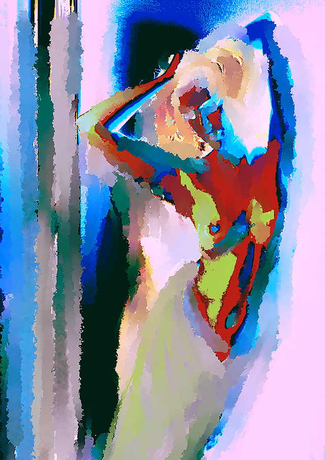 Abstract Nude   (Fine Art Limited Edition. Giclée Print)