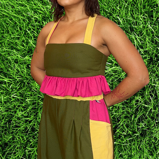 Crop top froufrou - taille 1