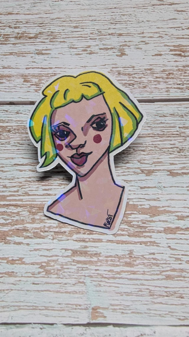 Sticker "Yellow Hair"