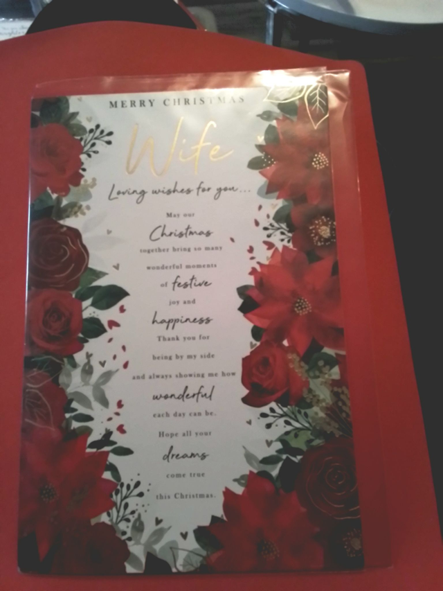 Wife Christmas Card Sentiment Words