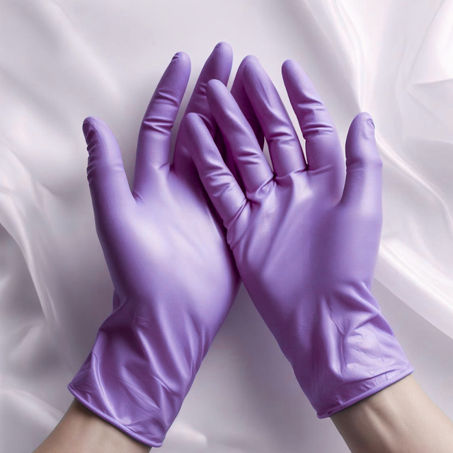 Superior Purple Nitrile Gloves