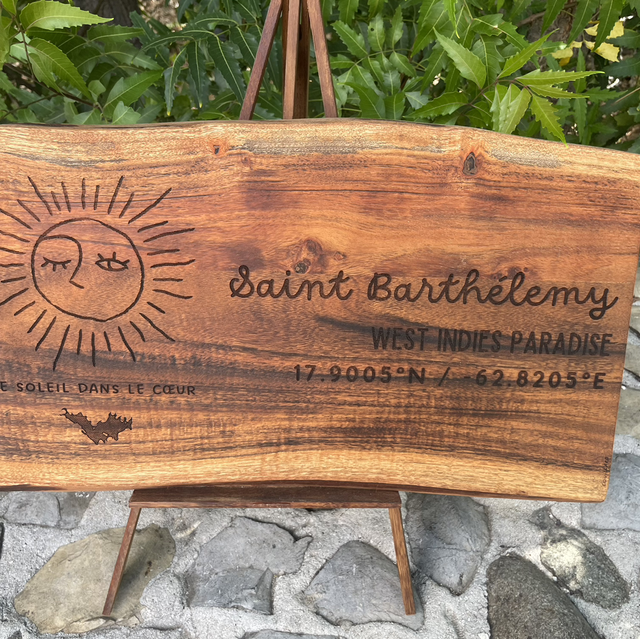 Planche à découper « soleil »