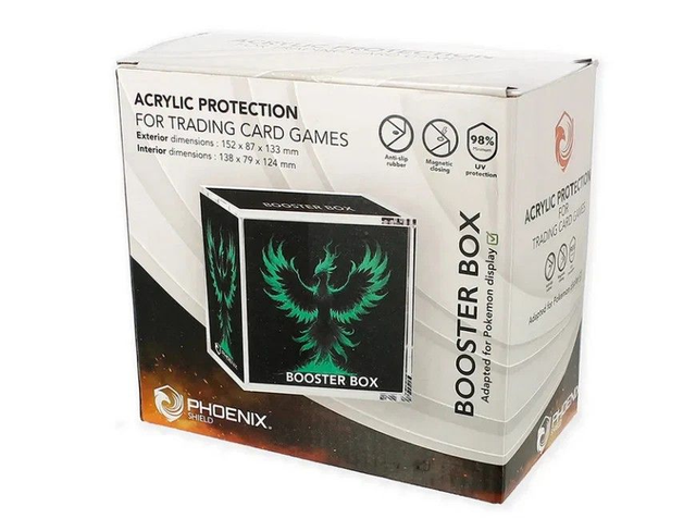  Protection acrylique pour display Pokémon - Phoenix Shield