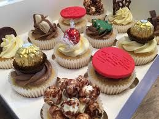 Christmas cupcakes - Corporate event