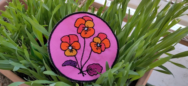 patchs fleurs