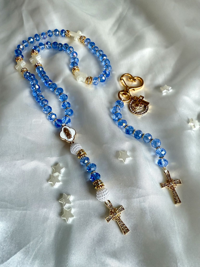 Chapelet + porte-clé E S A Ï E