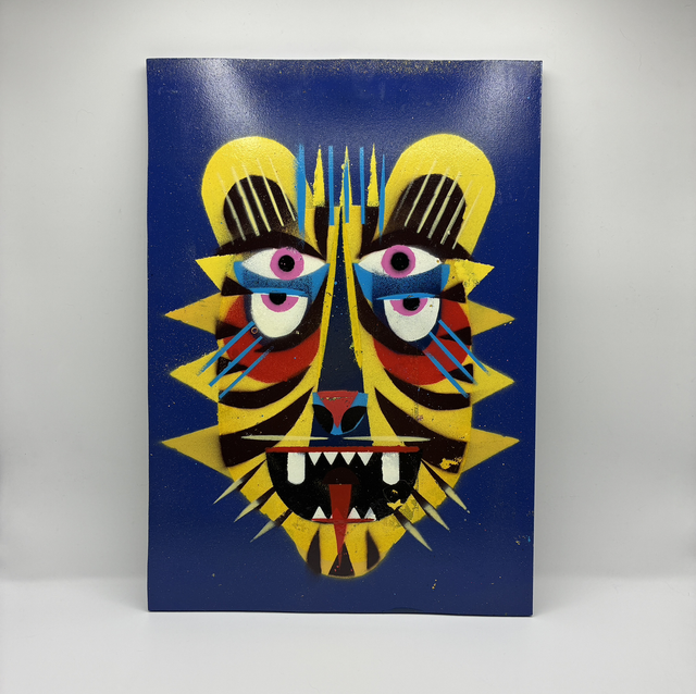 Original Bild "Year of the Tiger" blue