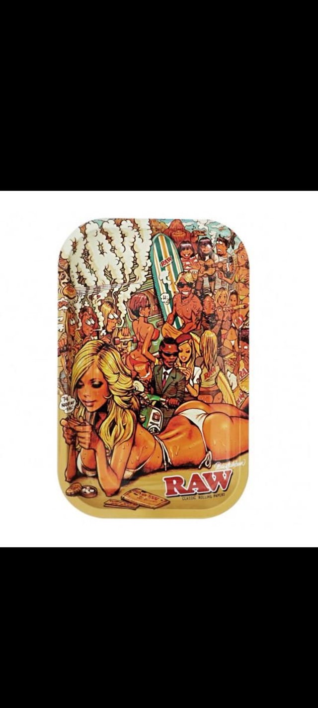 RAW x RJB Summer Metal Rolling Tray Medium

