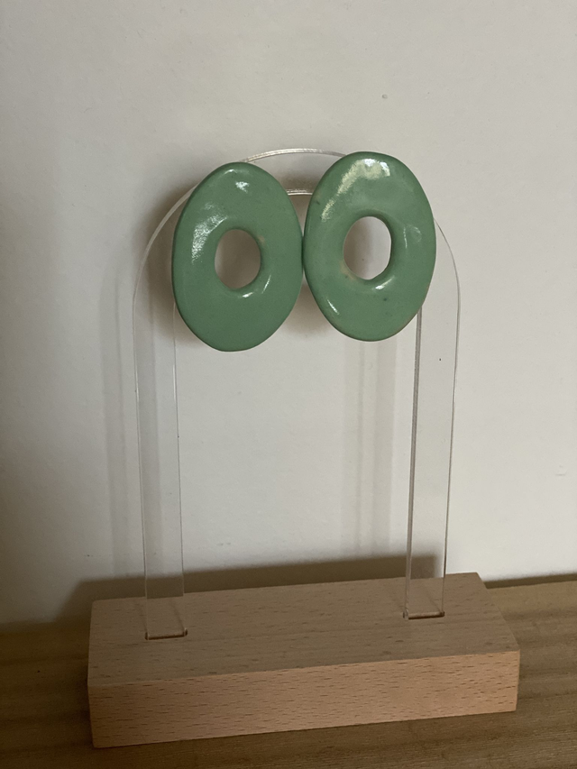 Boucles d&#039;oreilles Hestia coloris Lagon