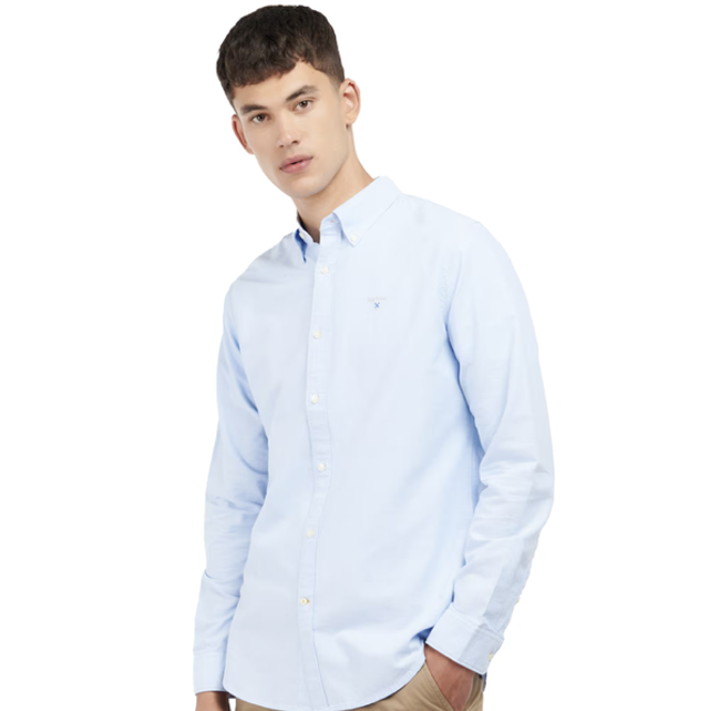 Barbour Oxtown Tailored Fit Shirt Sky