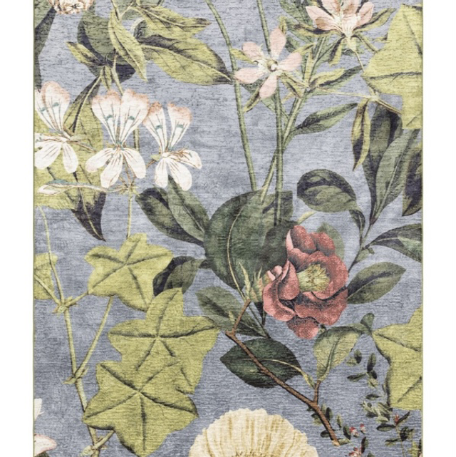 Clarke and Clarke Passiflora Mineral Blush 120x170cm