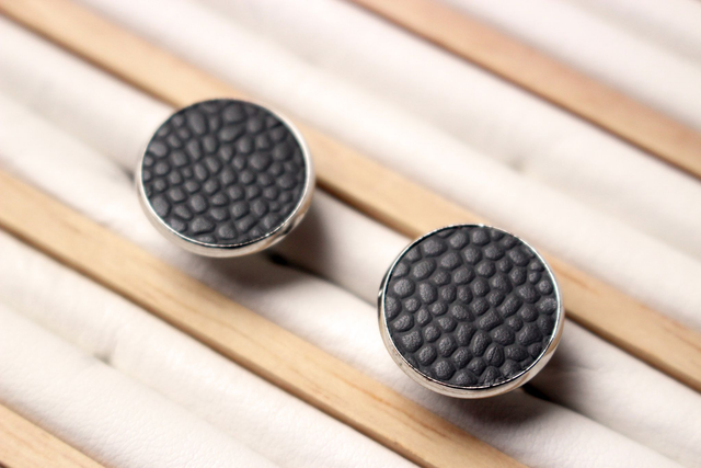 Boutons de Manchettes - GrisGrainé