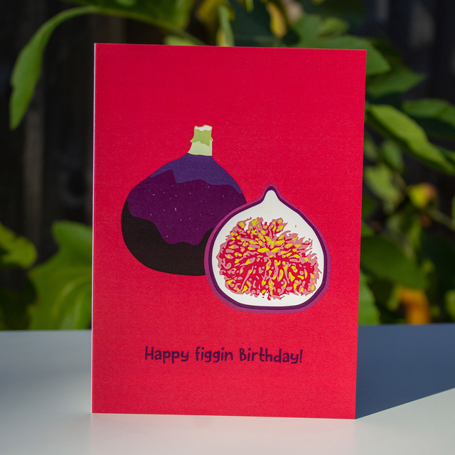 Fig Birthday Card