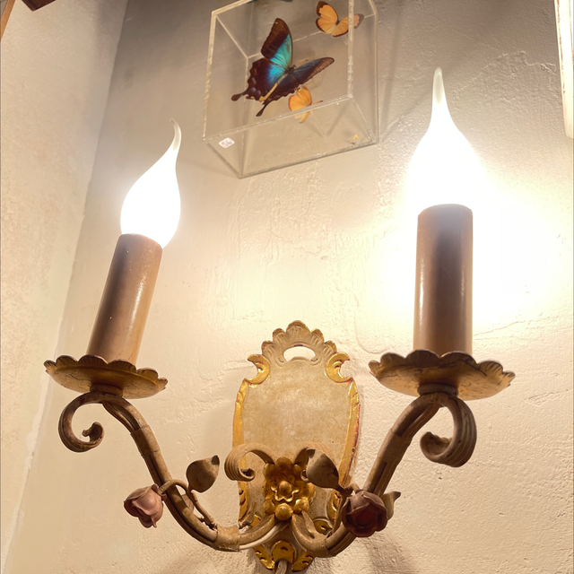  Wandleuchte Shabby Chic 