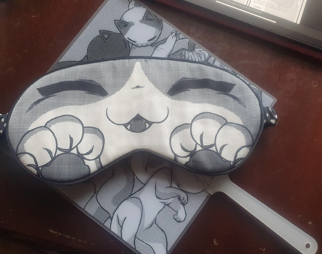 Summer Night Eyemask and Fan Set