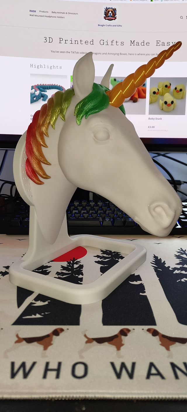 Unicorn - Wall Mounted Headphone Holder