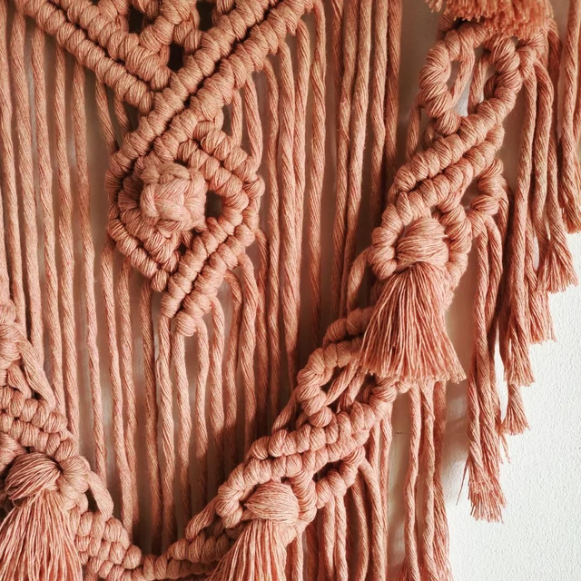 Tenture Murale en macramé - 37cm