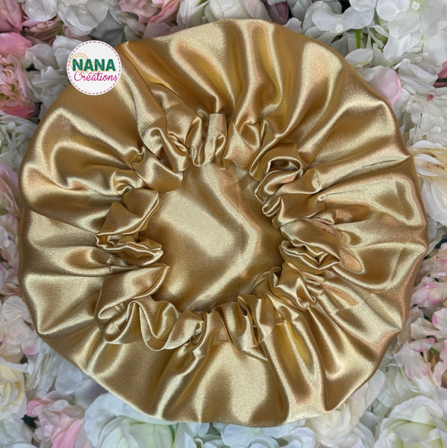 Bonnet Satin Réversible - Lumière – Fait main