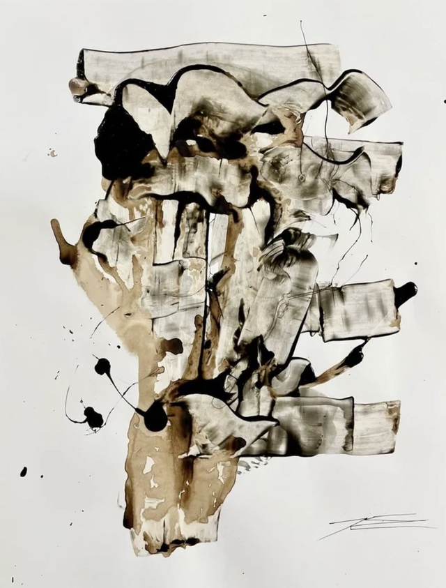 Oeuvre sur papier - 221008 - 50x65cm