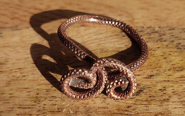 Bague  fils d'aluminium