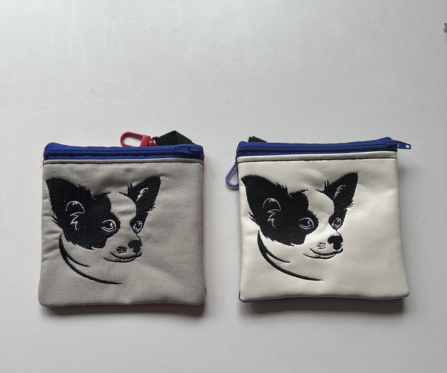 Treat Bags for Dogs - Black &amp; White Dog