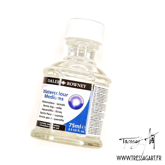 DALER ROWNEY - VERNIS PAPIER AQUARELLE GOUACHE 75ML - CA150