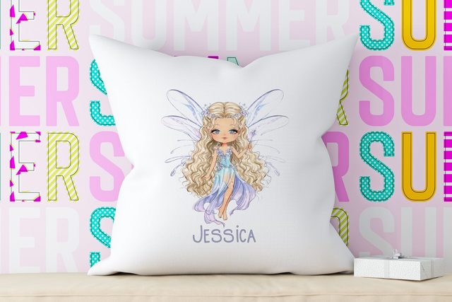Personalised Fairy Cushion