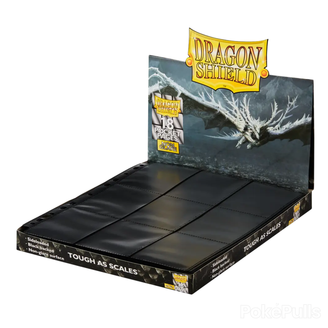 Dragon Shield: 18-Pocket Sideloading Pages Display - NonGlare (50 sivua)
