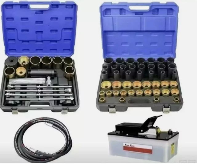 Kraftwelle Universal Hydraulik Presse für Buchsen-Aus- und Einbauwerkzeug-Satz Hydraulik Einheit Pumpe