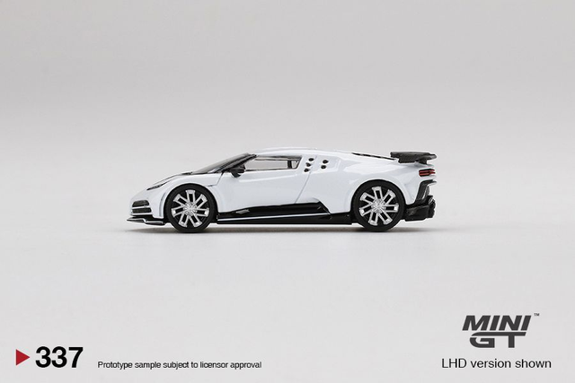 MGT00337 Mini GT 1/64 Bugatti Centodieci White 