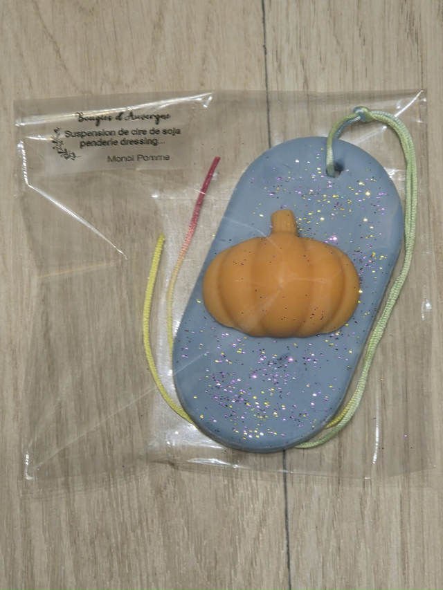 Suspension de cire de soja parfum Monoï Pomme pain d'épice 5€