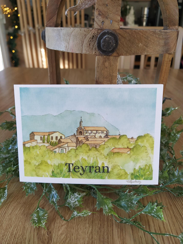 Carte "Teyran", 10 x 15 cm