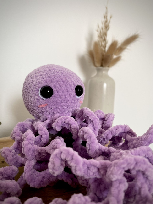 Poulpe taille M lilas