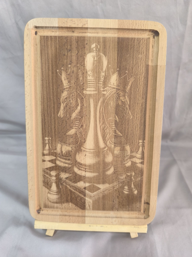 Planche apéritif échiquier