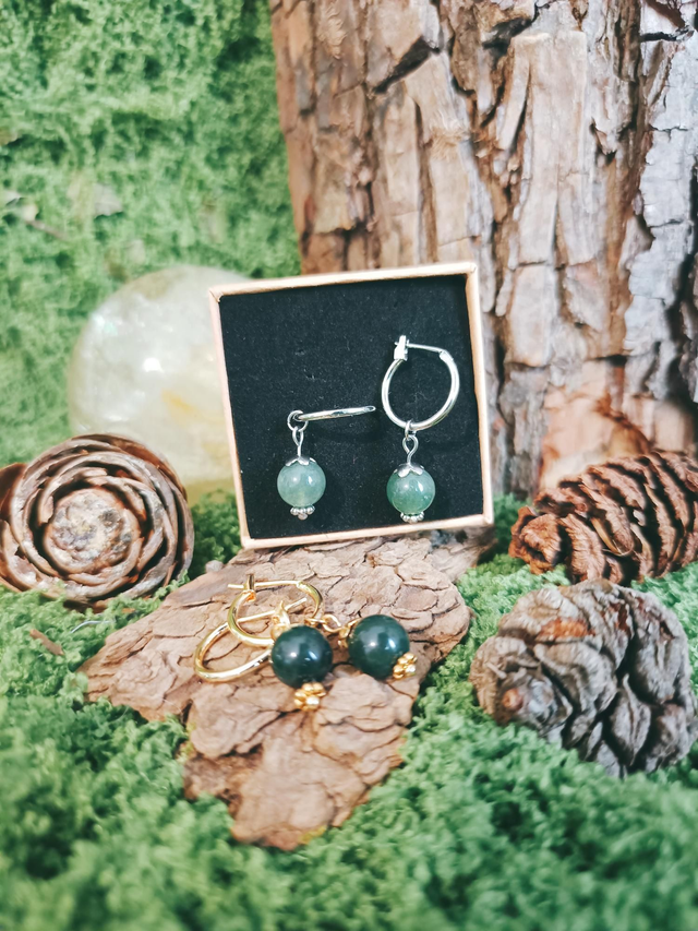 BOUCLES - WILD AND FREE (agate mousse)