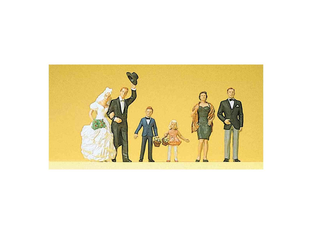 mariés et invités preiser 10339 H0