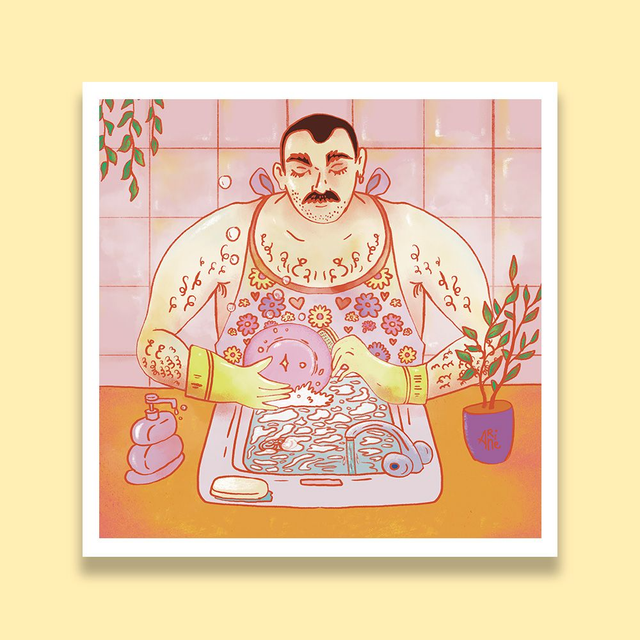 Homme sexy impression d'art 