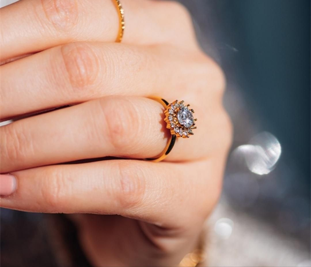 Bague Lucia acier inoxydable 