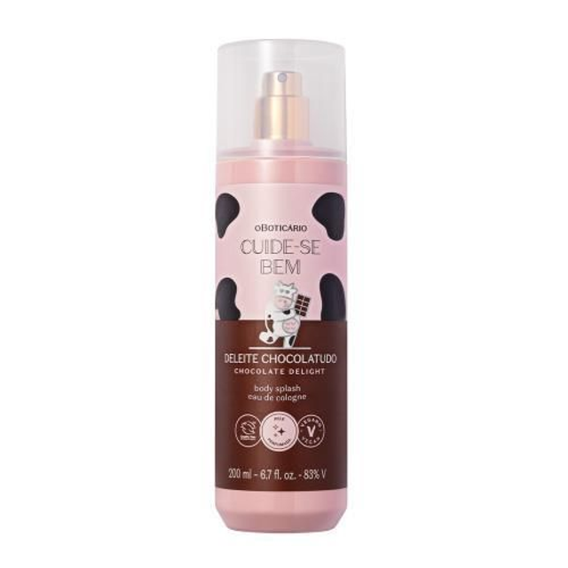 Body Splash Cuide-se Bem Deleite Chocolatudo, 200ml