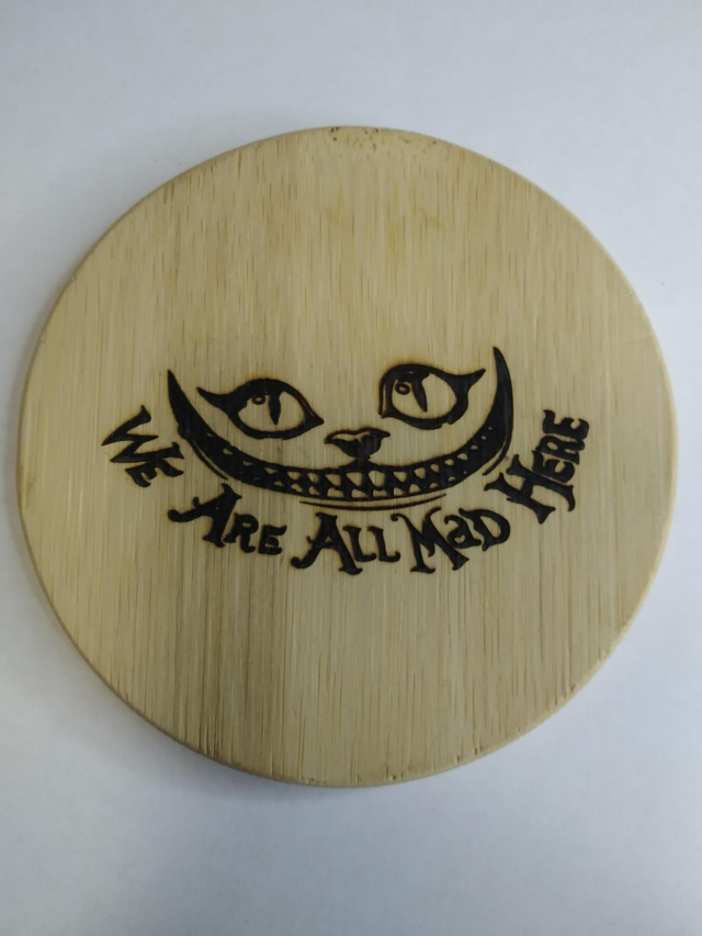 Sous verre rond Alice 