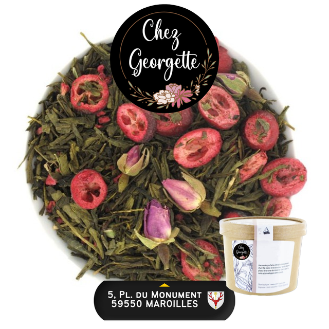 ROSE BAISER - Pot de 25 infusettes