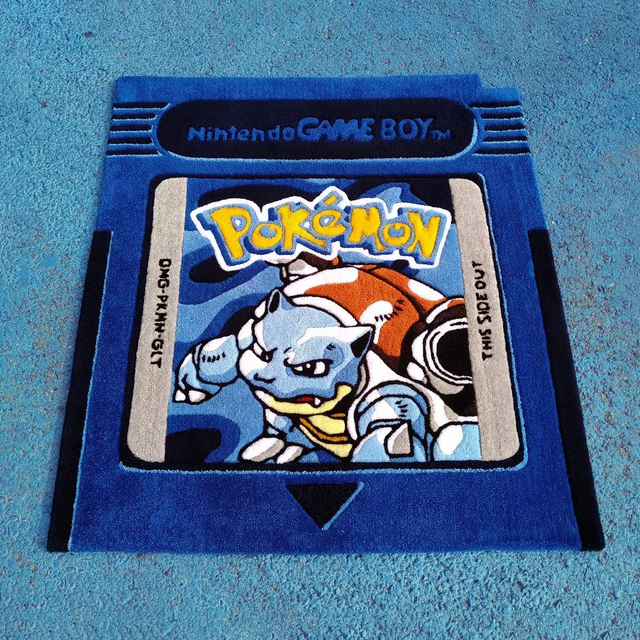 Tapis Pokémon Bleu - 120x105 cm