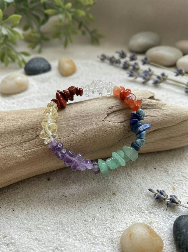 Bracelet baroque "Harmonie des 7 chakras"
