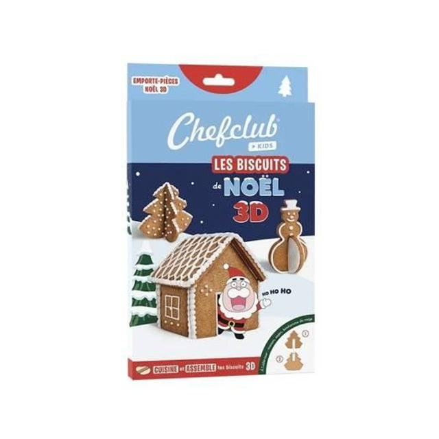 Emporte-Pièces - Biscuits Noël En 3D - Chefclub Kids