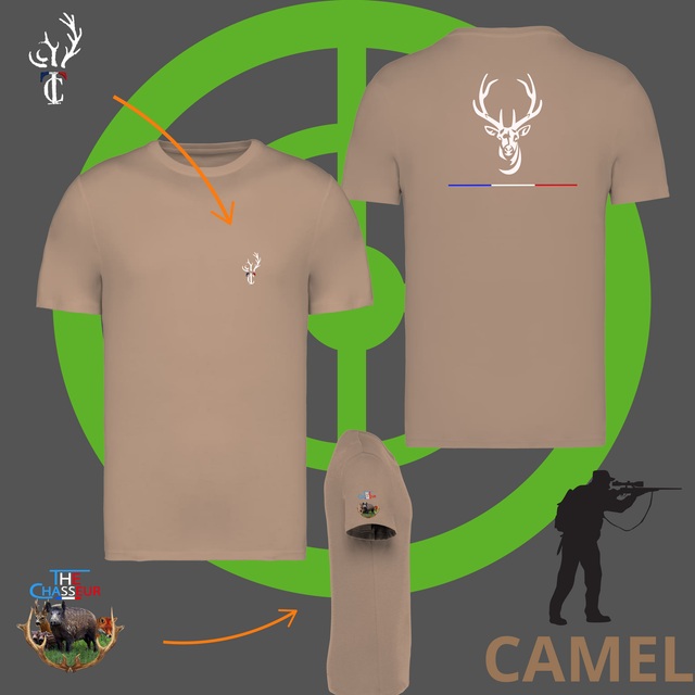 T-shirt écoresponsable unisexe Marquage CERF