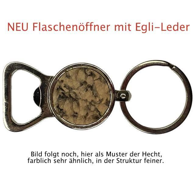 Flaschenöffner mit Egli-Leder