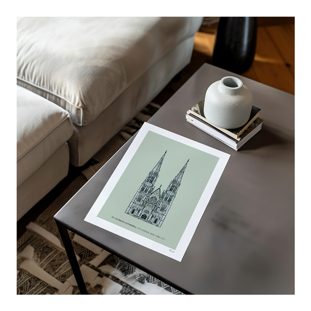 &#039;St. Patrick&#039;s Cathedral&#039; art print