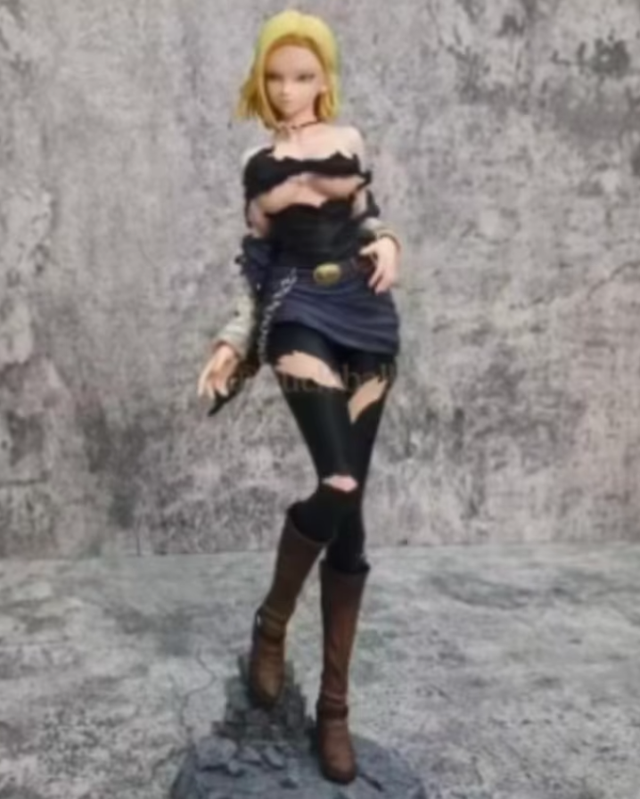 Dragonball Z figuur Lazuli / Android 18 sexy zwart (30cm)